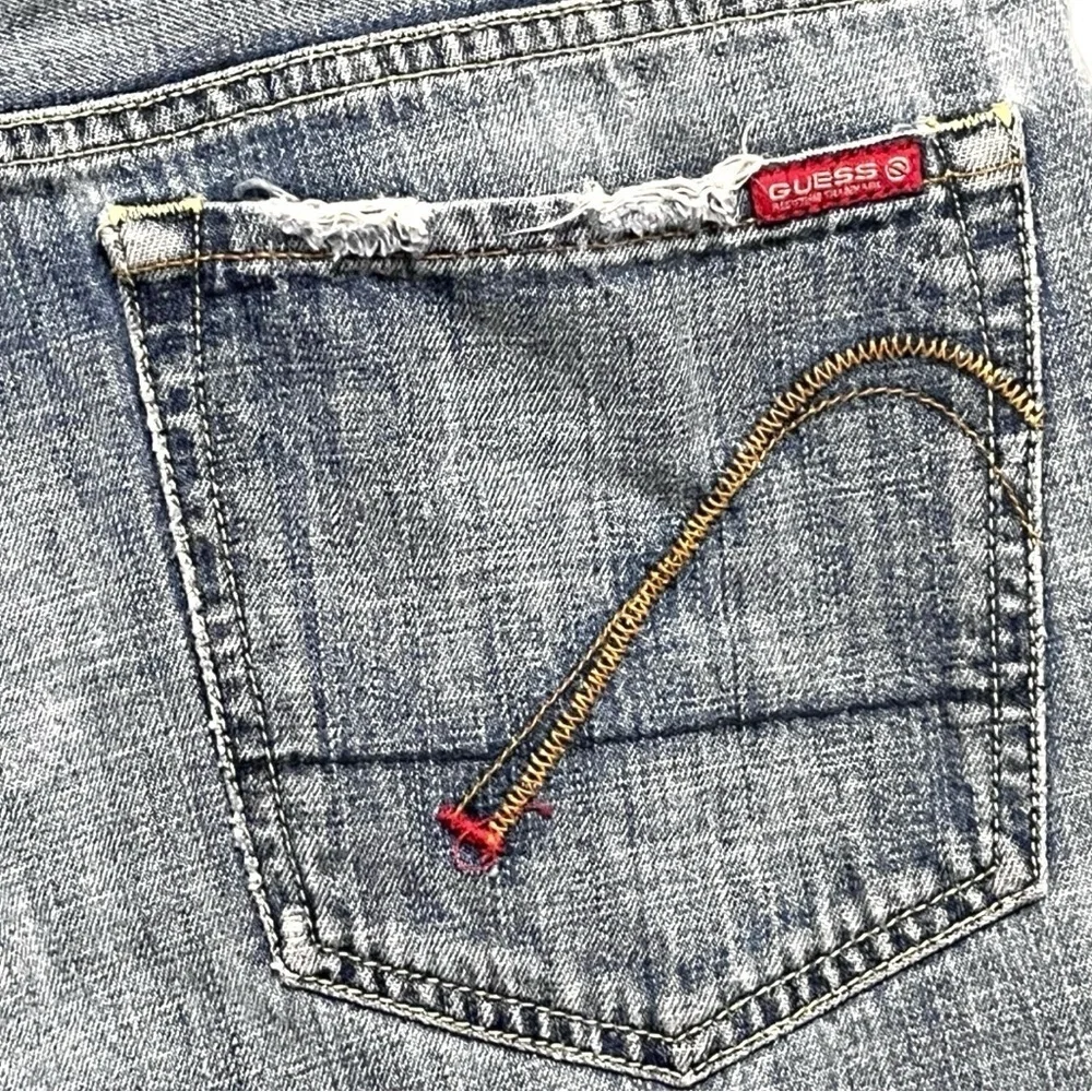 Guess Distressed Denim Shorts